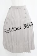 axes femme / 切替プリーツミディスカート Free グレージュ H-25-04-13-1017-AX-SK-NS-ZH