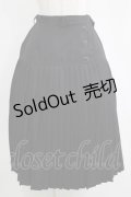 axes femme / 切替プリーツミディスカート Free ブラック H-25-04-13-1018-AX-SK-NS-ZH