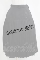 axes femme / 切替プリーツミディスカート Free ブラック H-25-04-13-1018-AX-SK-NS-ZH