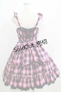 画像3: Angelic Pretty / Cotton Candyビスチェ風ジャンパースカート Free ピンク H-25-04-13-1002-AP-OP-NS-ZH