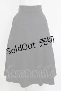 an another angelus / バックラッフルナロースカート Free BLACK H-25-04-13-1021-CA-SK-NS-ZH