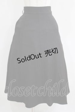 画像1: an another angelus / バックラッフルナロースカート Free BLACK H-25-04-13-1021-CA-SK-NS-ZH