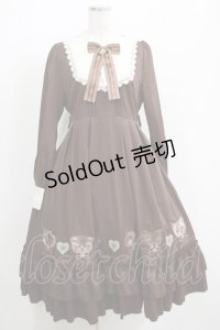 Amavel / Chocolat Chat Deliciousワンピース Free ブラウン H-25-04-13-1003-CA-OP-NS-ZH