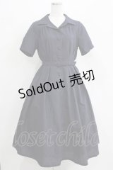 F&A / 縫いとめタック開衿シャツワンピース Free NAVY H-25-04-13-1023-LO-OP-NS-ZH