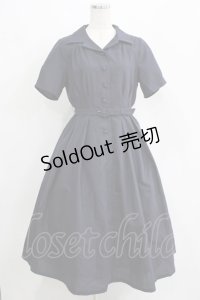 F&A / 縫いとめタック開衿シャツワンピース Free NAVY H-25-04-13-1023-LO-OP-NS-ZH