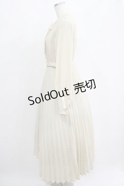 画像2: an another angelus / カラープリーツボウタイワンピース Free IVORY H-25-04-13-1024-CA-OP-NS-ZH
