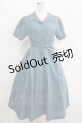 an another angelus / レトロ釦使い開衿シャツワンピース Free GREEN H-25-04-13-1025-CA-OP-NS-ZH