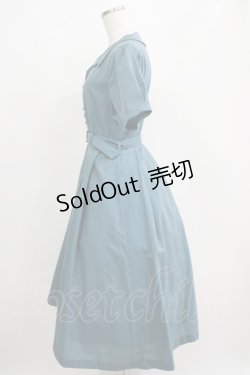 画像2: an another angelus / レトロ釦使い開衿シャツワンピース Free GREEN H-25-04-13-1025-CA-OP-NS-ZH