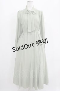 an another angelus / ボリュームスリーブボウタイワンピース Free MINT H-25-04-13-1026-CA-OP-NS-ZH