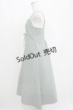 画像2: an another angelus / フロントレースアップキャミワンピース Free MINT H-25-04-13-1028-CA-OP-NS-ZH