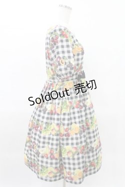 画像2: Melody BasKet / Fruits BasKetワンピース  ブラック H-25-04-13-006-LO-OP-KB-ZH