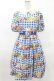 画像1: Melody BasKet / Fruits BasKetワンピース  ブルー H-25-04-13-007-LO-OP-KB-ZH (1)