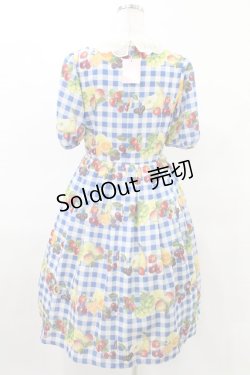 画像3: Melody BasKet / Fruits BasKetワンピース  ブルー H-25-04-13-007-LO-OP-KB-ZH
