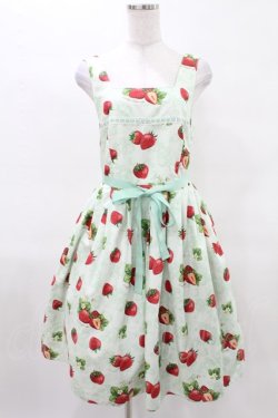 画像1: Emily Temple cute / Dear Strawberryノースリーブワンピース  ミント H-25-04-13-010-ET-OP-KB-ZH