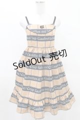 Emily Temple cute / ウェハースキャミソールワンピース M ネイビー H-25-04-13-011-ET-OP-ET-ZT245