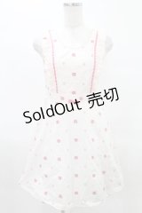 Emily Temple cute / ローズ刺繍ノースリーブワンピース Free ピンク H-25-04-13-014-ET-OP-KB-ZH