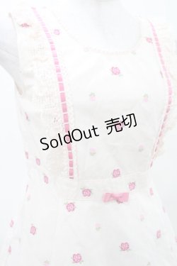 画像3: Emily Temple cute / ローズ刺繍ノースリーブワンピース Free ピンク H-25-04-13-014-ET-OP-KB-ZH