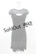 KILL STAR / メッシュ切替チュニックワンピース XS 黒 H-25-04-13-018-SL-OP-KB-ZH