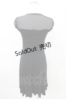 画像2: KILL STAR / メッシュ切替チュニックワンピース XS 黒 H-25-04-13-018-SL-OP-KB-ZH
