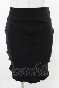 画像1: KILL STAR / サイドベルトタイトスカート XS 黒 H-25-04-13-020-SL-SK-KB-ZH