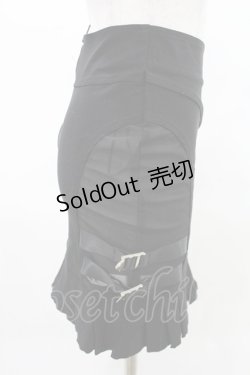 画像2: KILL STAR / サイドベルトタイトスカート XS 黒 H-25-04-13-020-SL-SK-KB-ZH