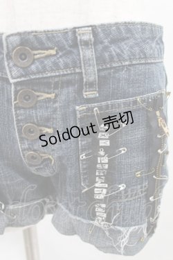 画像3: SEXY DYNAMITE LONDON / ショートデニム  青 H-25-04-13-021-PU-PA-KB-ZH