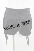 STIGMATA / ガーター付きショートパンツ M 黒 H-25-04-13-022-GO-PA-KB-ZH
