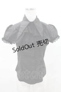 KILL STAR / レースパフブラウス XS 黒 H-25-04-13-025-SL-BL-KB-ZH