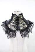 Qutie Frash / 2023-蘿月-ネックコルセット  黒×金 H-25-04-13-003-QU-ZA-KB-ZH