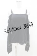STIGMATA / オフショルカットソー S 黒 H-25-04-13-026-GO-TO-KB-ZH
