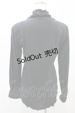 画像2: STIGMATA / ガーゼブラウス S 黒 H-25-04-13-027-GO-BL-KB-ZH
