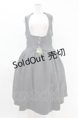Forest Wardrobe（海外ロリータブランド） / 森林知秋 コルセットジャンパースカート+カチューシャ XL チャコールグレー H-25-04-14-001-0-OP-NS-ZH