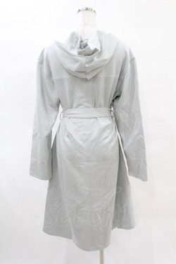 画像2: axes femme / ビット付きフードコーディガン Free サックス H-25-04-14-046-AX-TO-NS-ZH