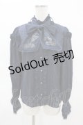 Amavel / Antique Balloonボウタイブラウス Free ネイビー H-25-04-14-054-CA-BL-NS-ZH