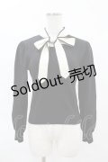 an another angelus / デコルテボウタイバイカラーニットプルオーバー Free BLACK H-25-04-14-058-CA-TO-NS-ZT406