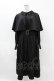 画像1: axes femme / ケープ付インバネス風コート M ブラック H-25-04-14-064-AX-CO-NS-ZH (1)
