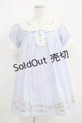 DearMyLove / シナモロールコラボセーラーワンピース L サックス H-25-04-14-1031-EL-OP-NS-ZH