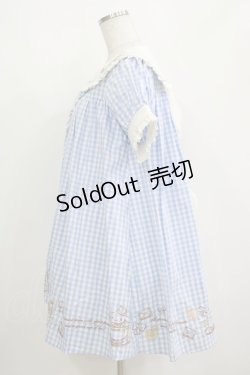 画像2: DearMyLove / シナモロールコラボセーラーワンピース L サックス H-25-04-14-1031-EL-OP-NS-ZH