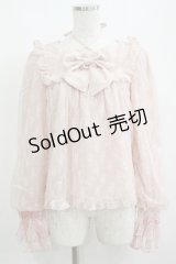 Frozen memory（海外ロリータブランド） / レースフリルトップス M ピンク H-25-04-14-1047-EL-TO-NS-ZH