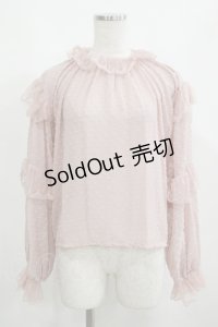 K e y u（海外ブランド） / ドットブラウス Free ピンク H-25-04-14-1056-GO-BL-NS-ZH