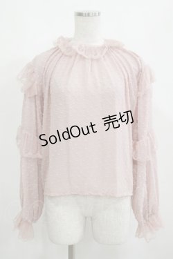 画像1: K e y u（海外ブランド） / ドットブラウス Free ピンク H-25-04-14-1056-GO-BL-NS-ZH