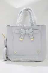 m petit by misako / AMマエリボン2WAYバッグ  サックス H-25-04-14-1069-LO-BG-NS-ZH