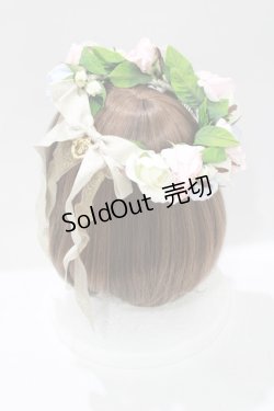 画像2: BABY,THE STARS SHINE BRIGHT / バラ雫空のMuse花冠  ピンク H-25-04-14-1077-BA-AC-NS-ZH