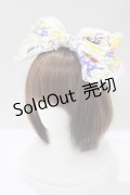BABY,THE STARS SHINE BRIGHT / Cheerful Lemon柄カチューシャ  生成り/紺 H-25-04-14-1079-BA-AC-NS-ZH