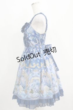 画像2: Angelic Pretty / Rose Museum SpecialジャンパースカートSET Free ブルー H-25-04-14-1008-AP-OP-NS-ZH