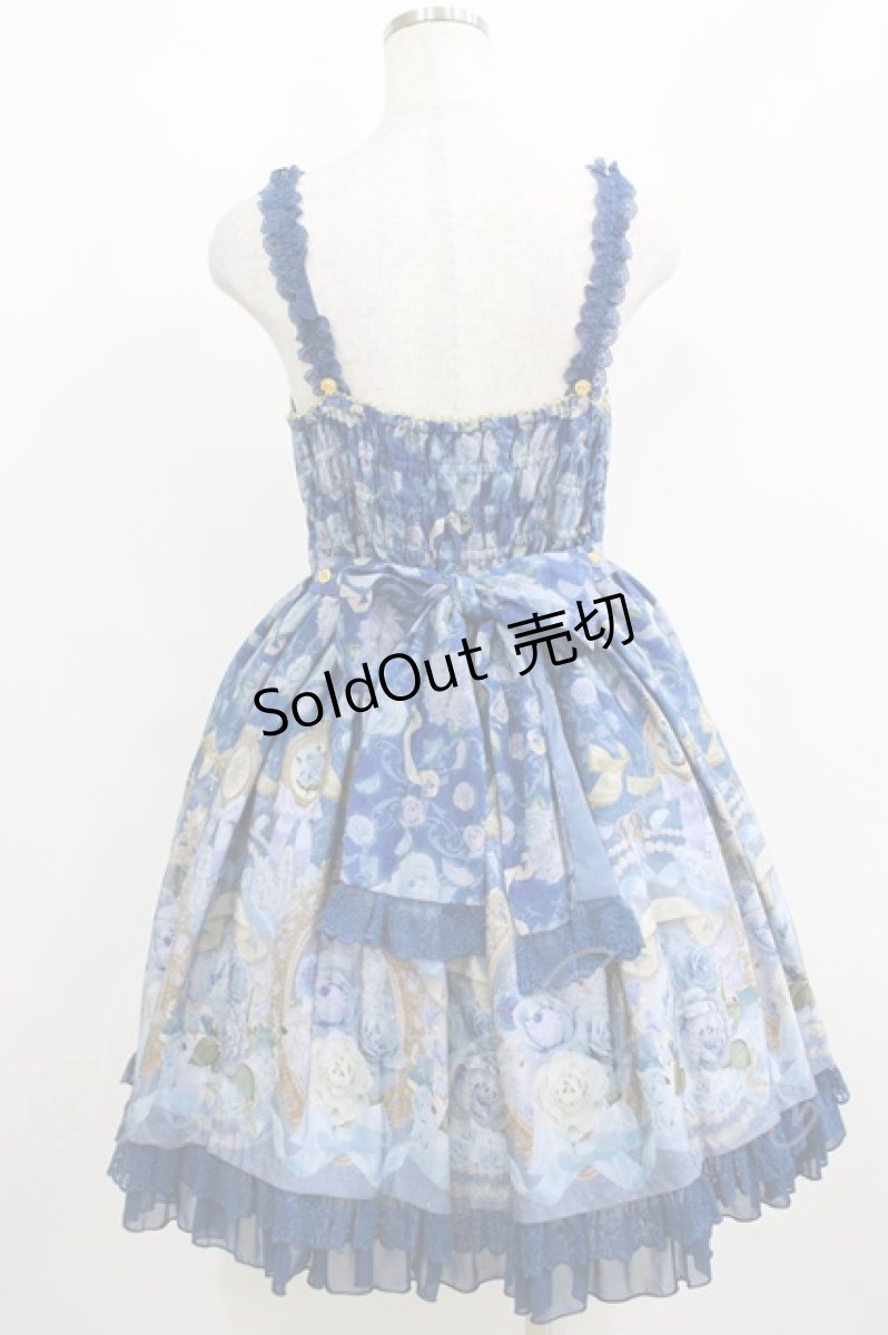 画像3: Angelic Pretty / Rose Museum SpecialジャンパースカートSET Free ブルー H-25-04-14-1008-AP-OP-NS-ZH (3)