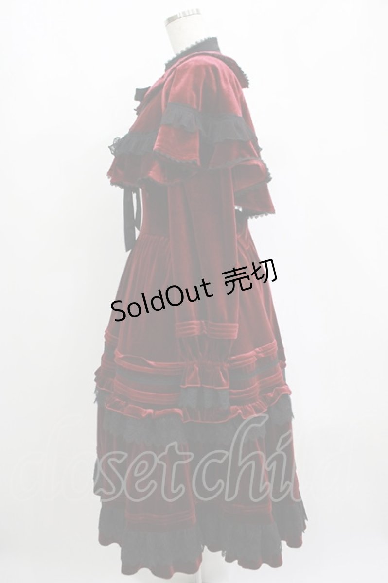 画像2: Hoshibako Works / Rozen Maiden x HoshibakoWorks 真紅ケープ付きワンピース Free ボルドー H-25-04-14-1013-LO-OP-NS-ZH (2)