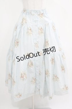 画像1: PINK HOUSE / ロングスカート Free サックス H-25-04-14-1017-LO-SK-NS-ZH