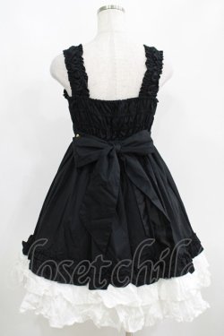 画像3: Angelic Pretty / Lovely BunnyジャンパースカートSET Free ブラック H-25-04-14-1002-AP-OP-NS-ZH