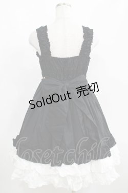 画像3: Angelic Pretty / Lovely BunnyジャンパースカートSET Free ブラック H-25-04-14-1002-AP-OP-NS-ZH